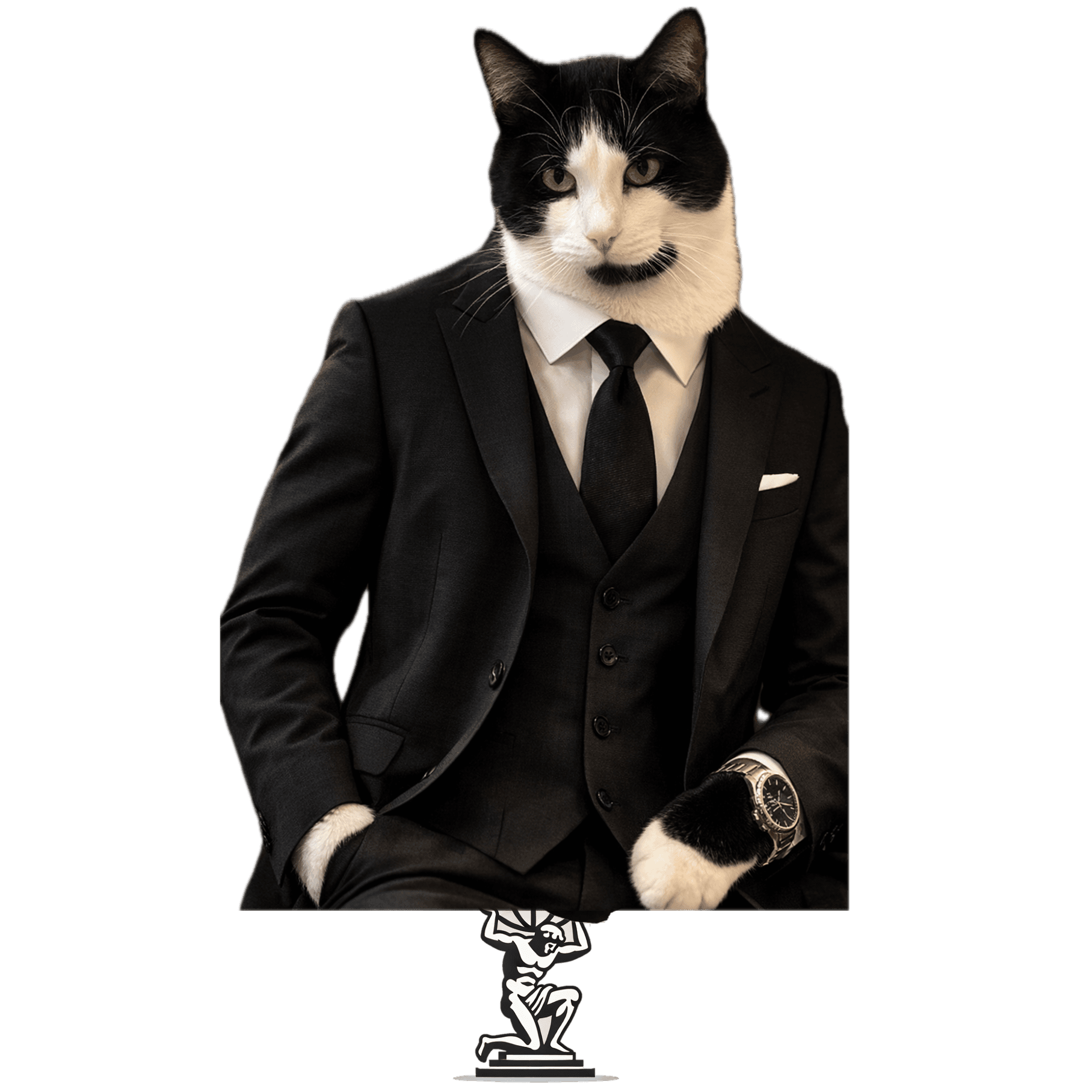 Local AI Cat business mark